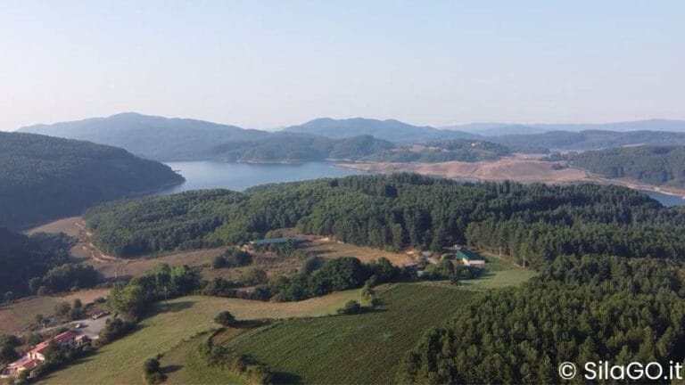 SilaGO - Altopiano della Sila Piccola in Calabria visto dall'alto